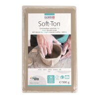 Softton weiß, lufthärtend und brennbar, 500 g