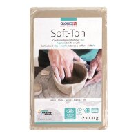 Softton weiß, lufthärtend und brennbar, 1000 g