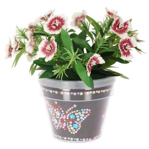 Osternest Blumentopf zum Selbstbemalen