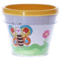 Osternest Blumentopf zum Selbstbemalen