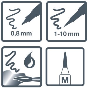 Mixed Media Set K&uuml;nstlerstifte, 13tlg.