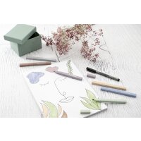 Textmarker Slim Natural Shades, 6 Stück
