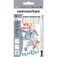 Duo Fineliner und Filzstifte, Eberhard Faber, 10 Stück