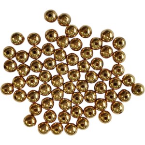 Perlen gold 8 mm, ca. 340 Stück