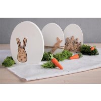 Holz Osterhasen & Freunde, 8 Stück