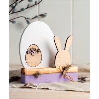 Holz Ostereier, 9 Stück