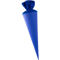 Bastelschultüte rund extra stark, 50 cm blau