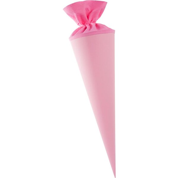 Bastelschultüte rund extra stark, 50 cm rosa