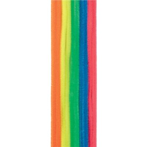 Chenilledraht / Pfeifenputzer neon, 10 Stück