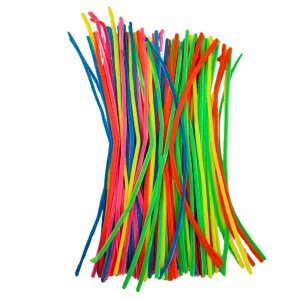 Chenilledraht / Pfeifenputzer neon, 10 St&uuml;ck