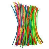 Chenilledraht / Pfeifenputzer neon, 10 Stück