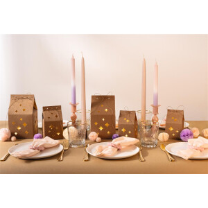 Bastelset Geschenkboxen mit Sternchen, 6 Stück