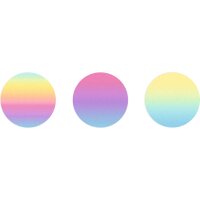 Transparentpapier Rainbow für Laterne, 10 Blatt