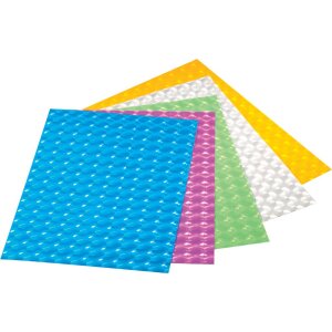 3D Folie 50 x 70 cm, 10 Bogen in 5 Farben