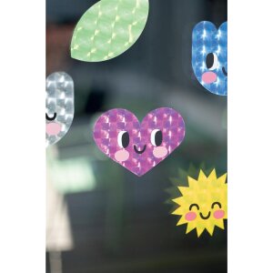 3D Folie 50 x 70 cm, 10 Bogen in 5 Farben