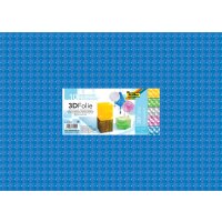 3D Folie 50 x 70 cm, 10 Bogen in 5 Farben