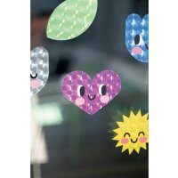 3D Folie 50 x 70 cm, 10 Bogen in 5 Farben