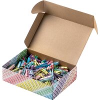 Holzklammern Pastell, 500 g, 6 Farben, in verschiedenen Größen