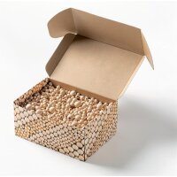 Jumbo Mix Holzperlen Natur, Ø 10 – 18 mm, 1 kg