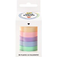 Satinbänder, 5 Stück in 5 Farben Pastell