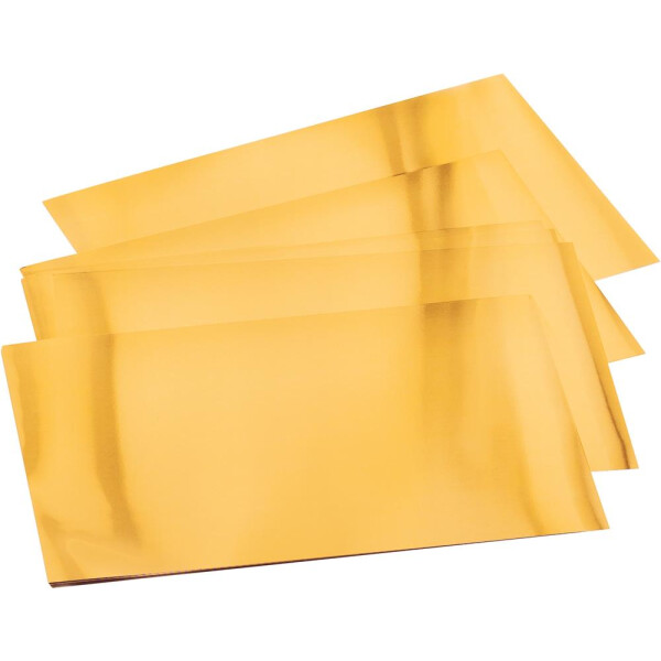 Prägefolien, 30 Blatt, 18,5 x 29 cm gold
