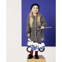 Laternen Bastelset Polizeimotorrad