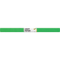 Krepppapier / Feinkrepp gelbgrün, 10 Rollen, 50 x 250 cm