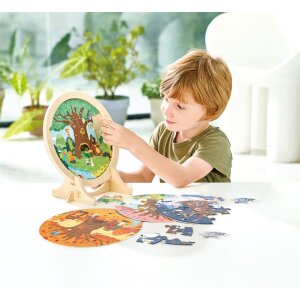 4 Jahreszeiten Lagenpuzzle