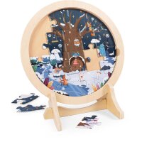 4 Jahreszeiten Lagenpuzzle