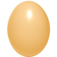 Plastikei Kunststoffei, Osterei, gold 60 mm, 1 Stück