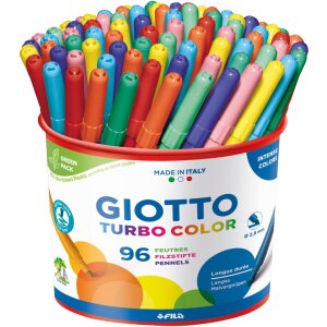 Giotto Turbo Color Fasermaler, 96 Stück