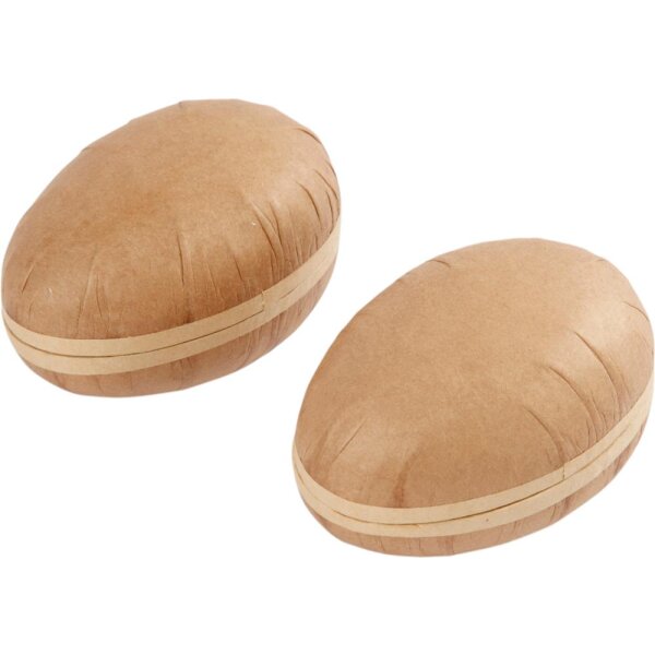 Zweiteilige Eier aus Karton, 2er Set