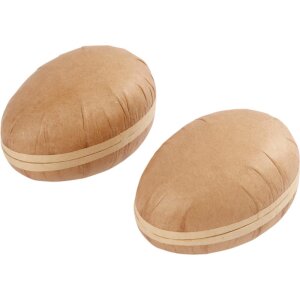 Zweiteilige Eier aus Karton, 2er Set