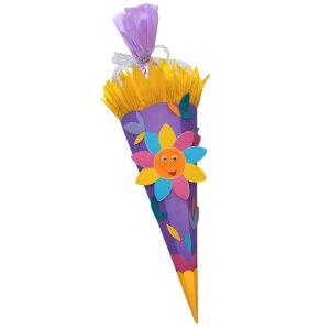 Schultüte Bastelset Blume von Prell, inkl....