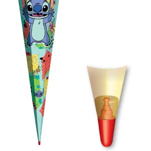 Motivschultüte Disney Stitch sechseckig von Roth, inkl. Schulstarterpaket GRATIS