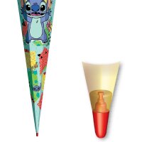 Motivschultüte Disney Stitch sechseckig von Roth, inkl. Schulstarterpaket GRATIS