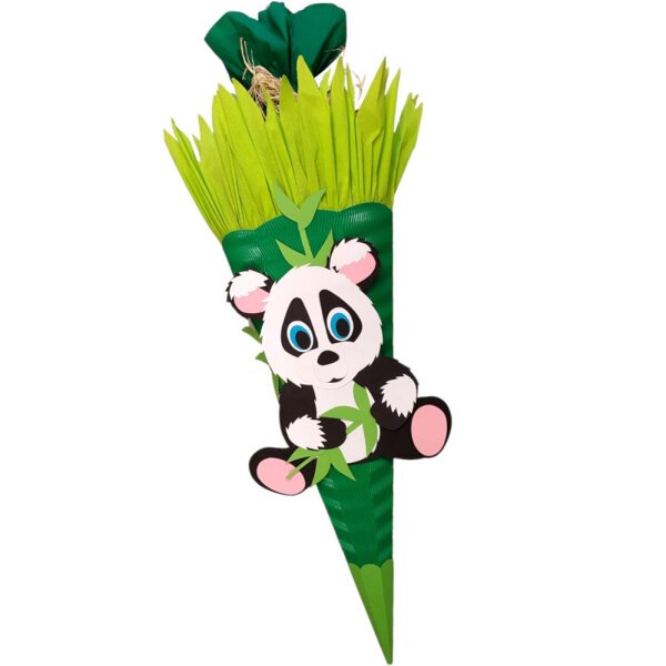 Schultüte Bastelset Panda von Prell, inkl. Schulstarterpaket GRATIS