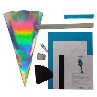 Schultüte Bastelset Rakete von Prell, inkl. Schulstarterpaket GRATIS