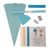 Schultüte Bastelset Hund von Prell, inkl. Schulstarterpaket GRATIS