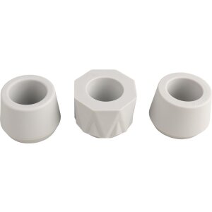Silikongießformen Mini Töpfchen, 3tlg.