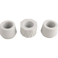 Silikongießformen Mini Töpfchen, 3tlg.
