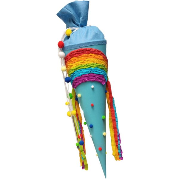Schultüte Bastelset Regenbogen von Prell, inkl....
