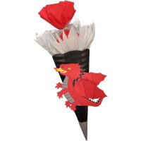 Schultüte Bastelset Drache vorgestanzt von Prell, inkl. Schulstarterpaket GRATIS