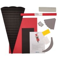 Schultüte Bastelset Drache vorgestanzt von Prell, inkl. Schulstarterpaket GRATIS