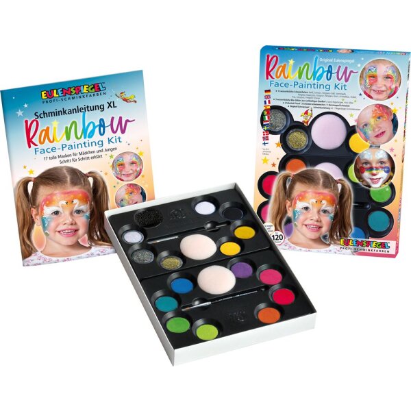 Eulenspiegel Face Painting Kit Rainbow