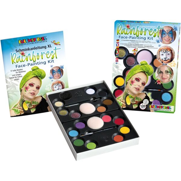 Eulenspiegel Face Painting Kit Rainforest
