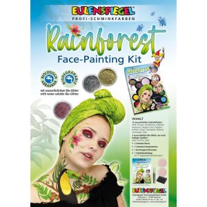 Eulenspiegel Face Painting Kit Rainforest