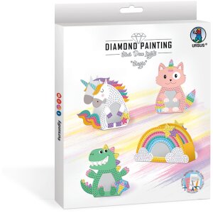 Diamond Painting Mini Deco Lights, 4er Set Magic