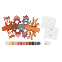 Diamond Painting Mini Deco Lights, 4er Set Woodland