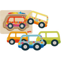 Schichtenpuzzle Van aus Holz, 5tlg., voraussichtlich ab Juni lieferbar